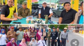 Wako Sungai Penuh Alfin, bersama Kapolres, Dandim 0417 Kerinci, Ketua DPRD Kota Sungai Penuh, Wawako, Sekda goro bersama masyarakat.