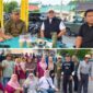 Wako Sungai Penuh Alfin, bersama Kapolres, Dandim 0417 Kerinci, Ketua DPRD Kota Sungai Penuh, Wawako, Sekda goro bersama masyarakat.
