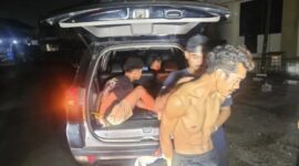 Diduga delapan pelaku pasca penyerangan Mapolres Marangin diamankan di Mapolda Jambi untuk menjalani pemeriksaan.