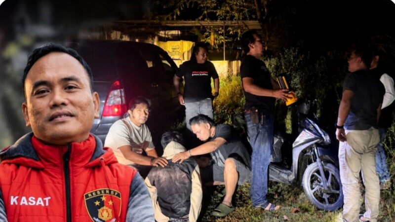 Resedovis curatmor berhasil dibekuk tim reskrim polres Kerinci dipimpin Kasat Reskrim Polres Kerinci AKP R. Fifin Ritonga